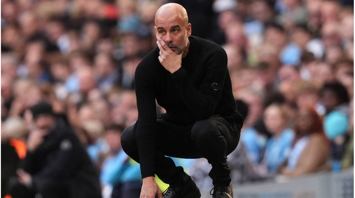 manchester-city-“in-real-trouble”:-guardiola-only-sees-13-professionals-available