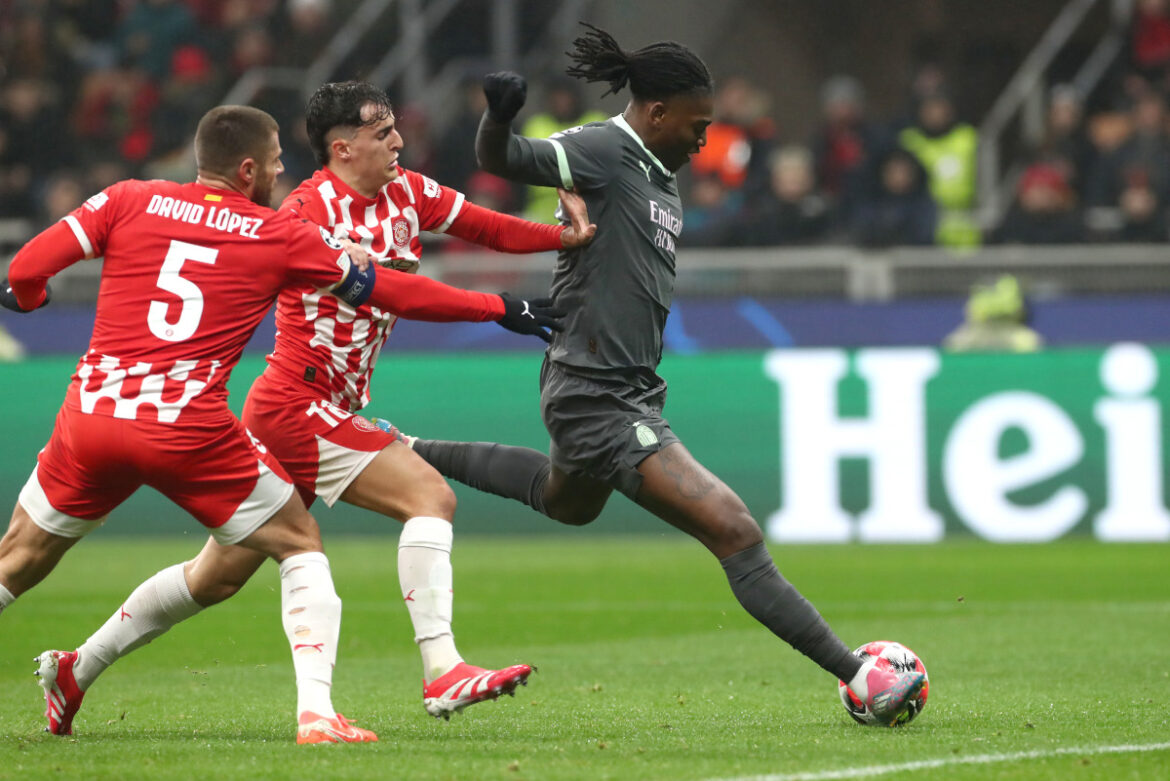 champions-league-|-milan-1-0-girona:-leao-magic-for-fifth-victory