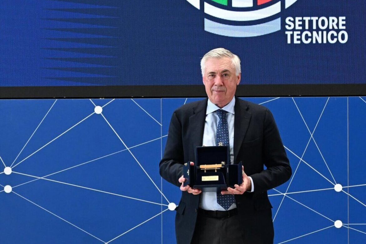 ancelotti-honoured-by-special-panchina-d’oro-award:-‘great-pride’-–-football-italia-–-march-24-latest